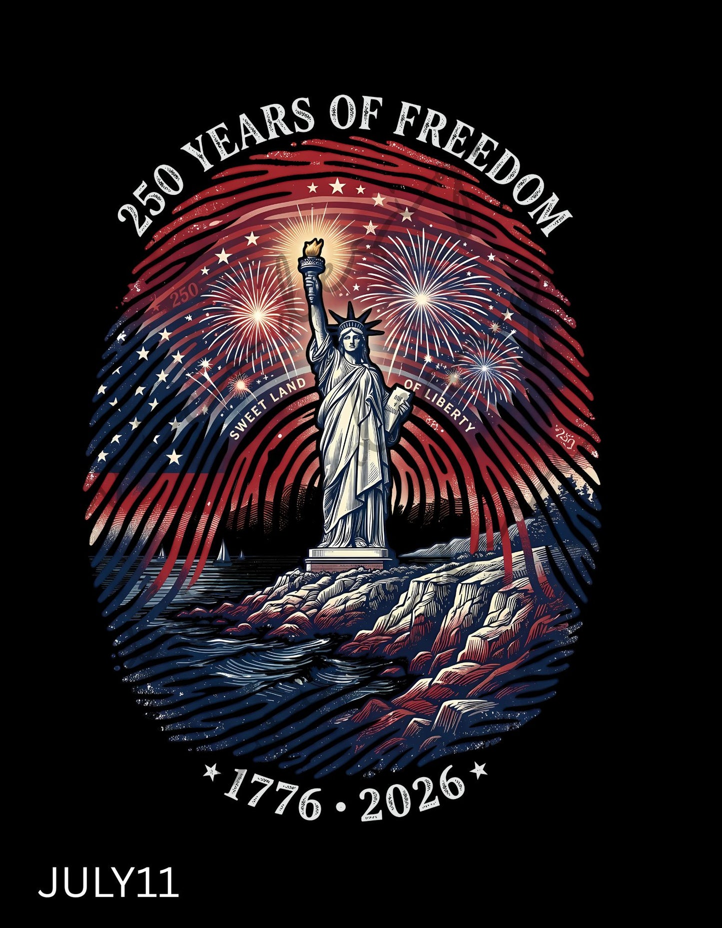 250 Years of Freedom Lady Liberty