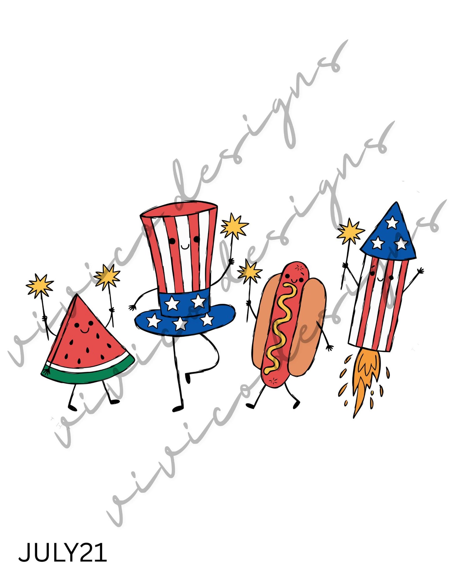 Fourth of July Squad Parade
