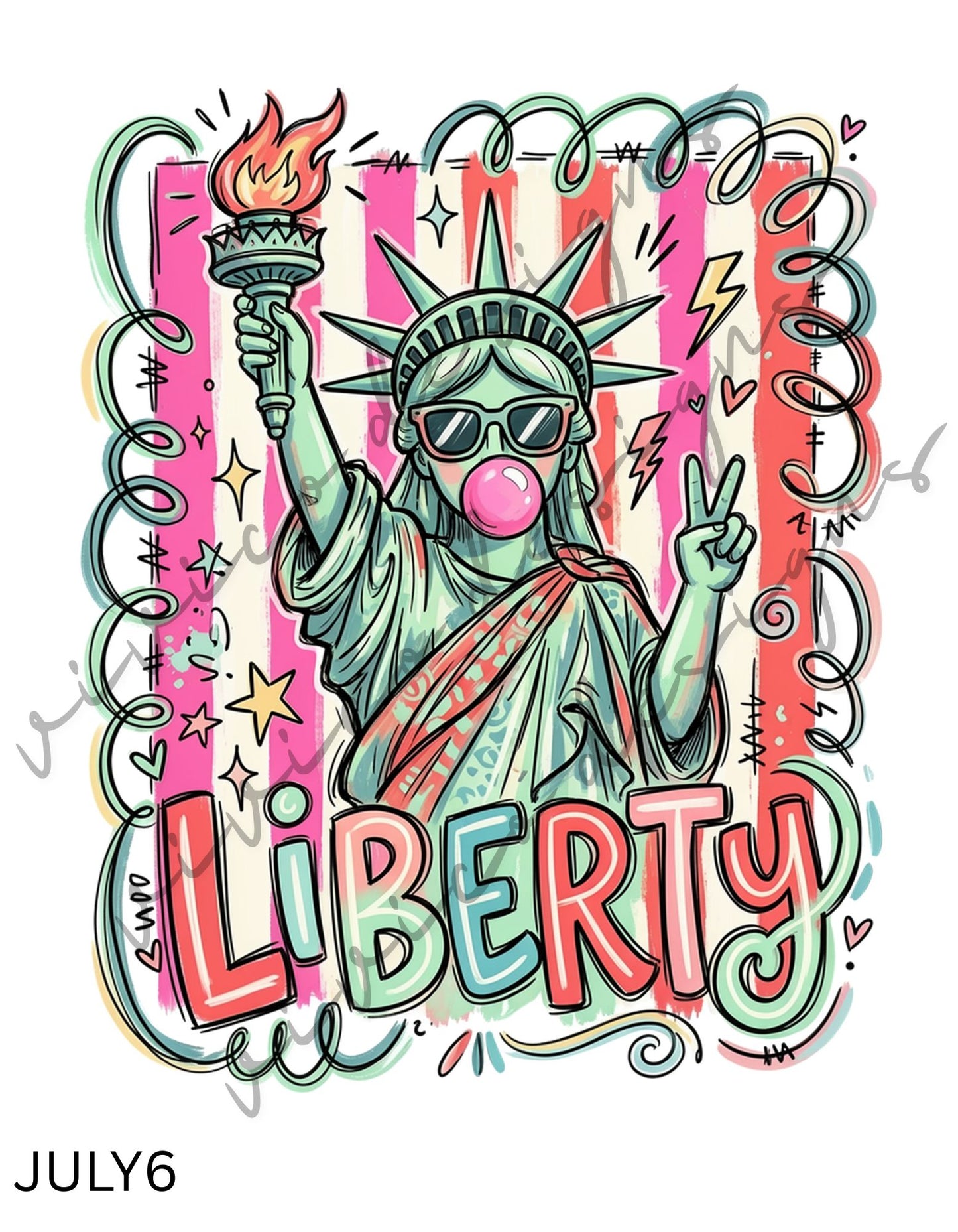 Liberty Babe 4th of July