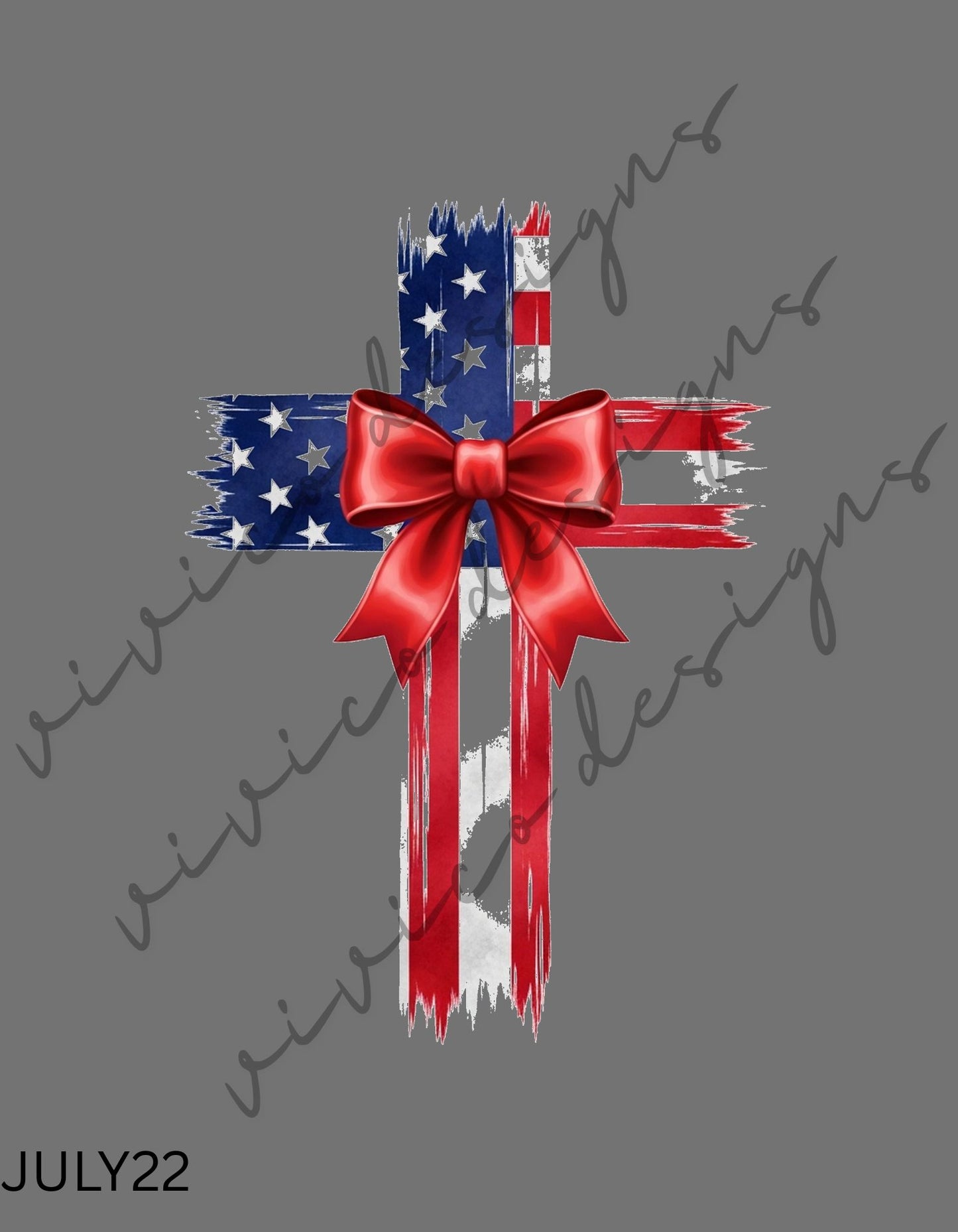 Faith & Freedom Patriotic Cross Bow