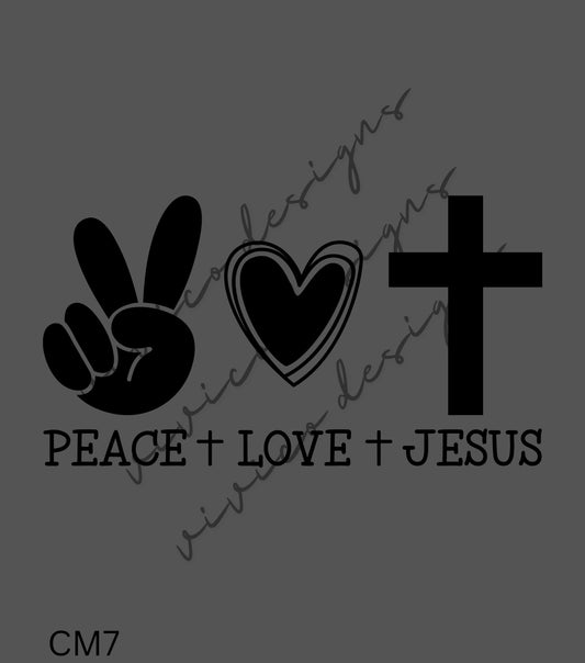 Peace + Love + Jesus