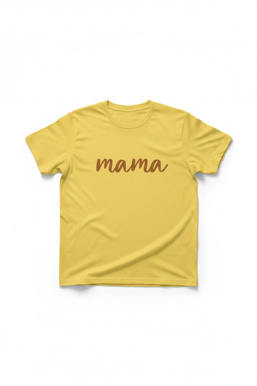 Mama Yellow Shirt